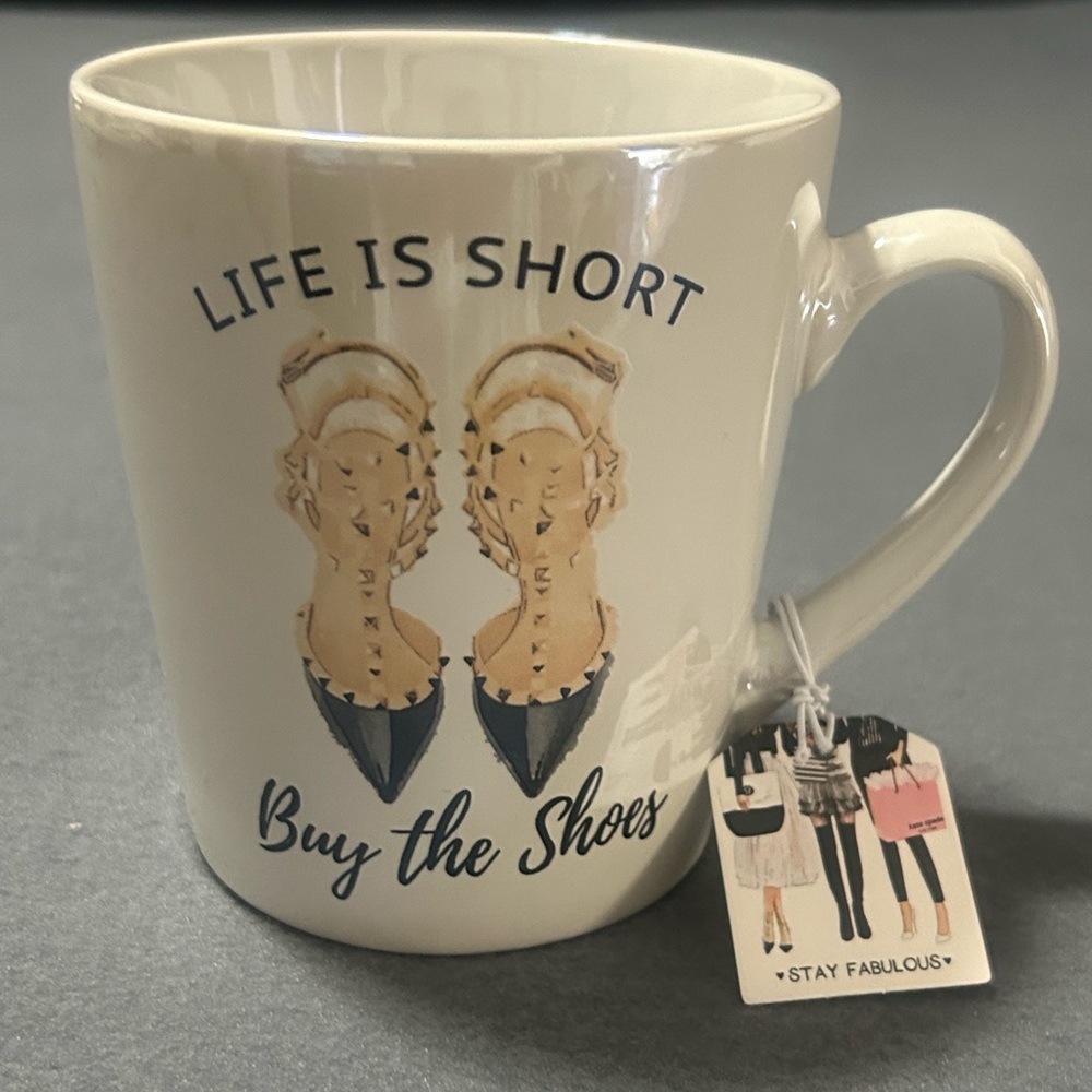 Amanda Greenwood Large 20 oz Coffee Tea Mug, NWT